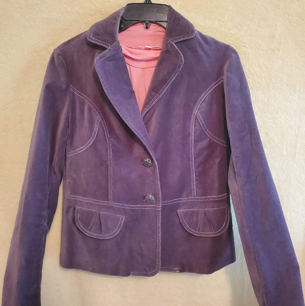 Suede Blazer Size Small